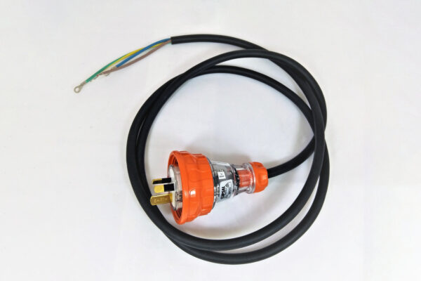 Plug & Power Cable, Industrial 3 Pin, 15A, 240VAC - CC2/E (M.T.O)