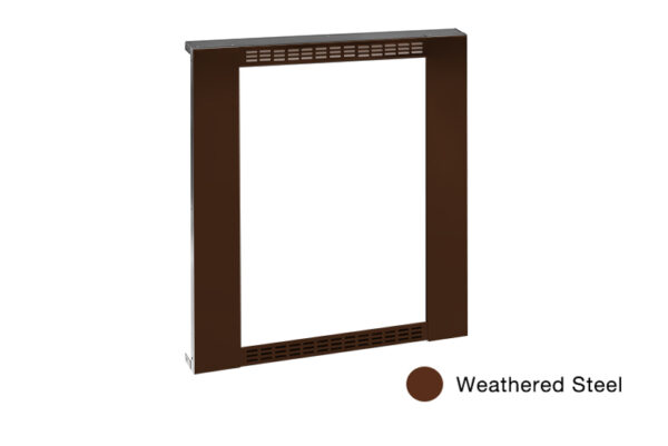 Rear Panel, Standard, Weathered Steel Powder Coat - ICON