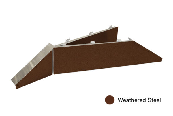 Infill Panel Set, Left and Right, Weathered Steel Powder Coat - ICON