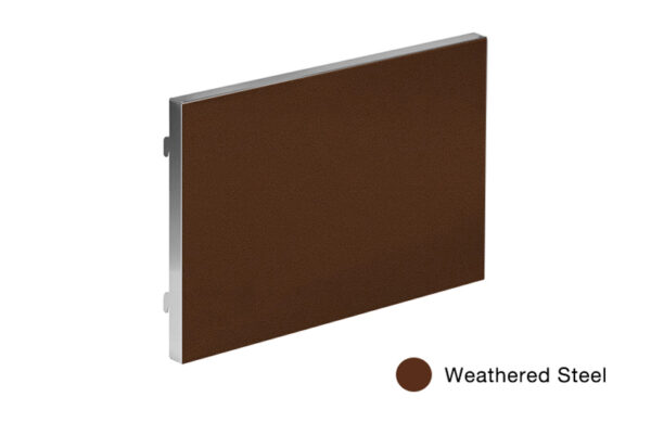 Panel, Lower Door, Weathered Steel Powder Coat - ICON